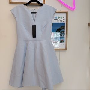 NWT HALSTON Heritage Blue Dress